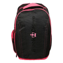 BLACK CROWN Petra Rucksack - Schwarz, Pink -Bestes Tennis Geschäft 0001000000 000
