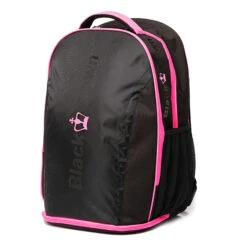 BLACK CROWN Petra Rucksack - Schwarz, Pink -Bestes Tennis Geschäft 0001000000 0 3
