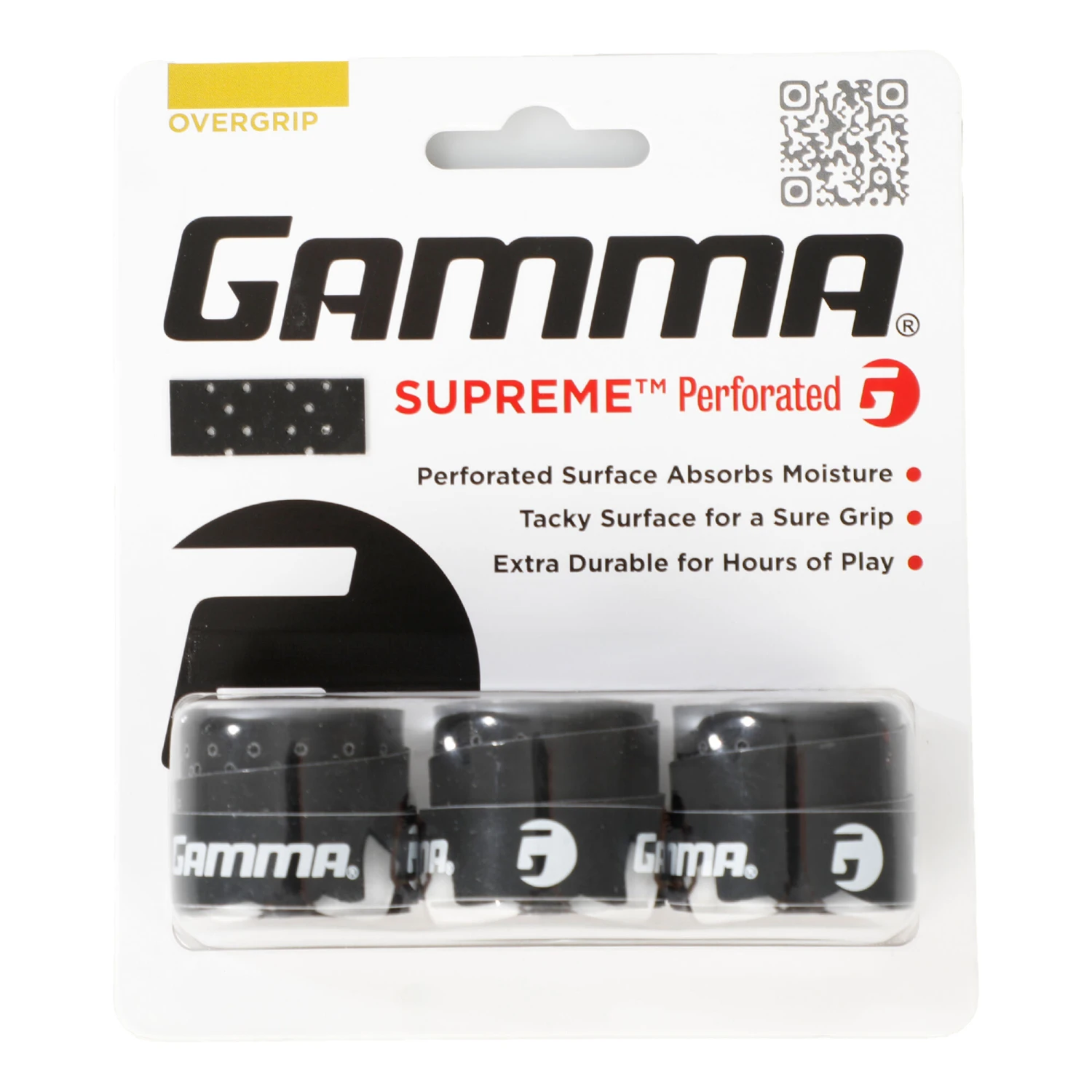 GAMMA Supreme Perforated 3er Pack - Schwarz 3 GAMMA Supreme Perforated 3er Pack - Schwarz