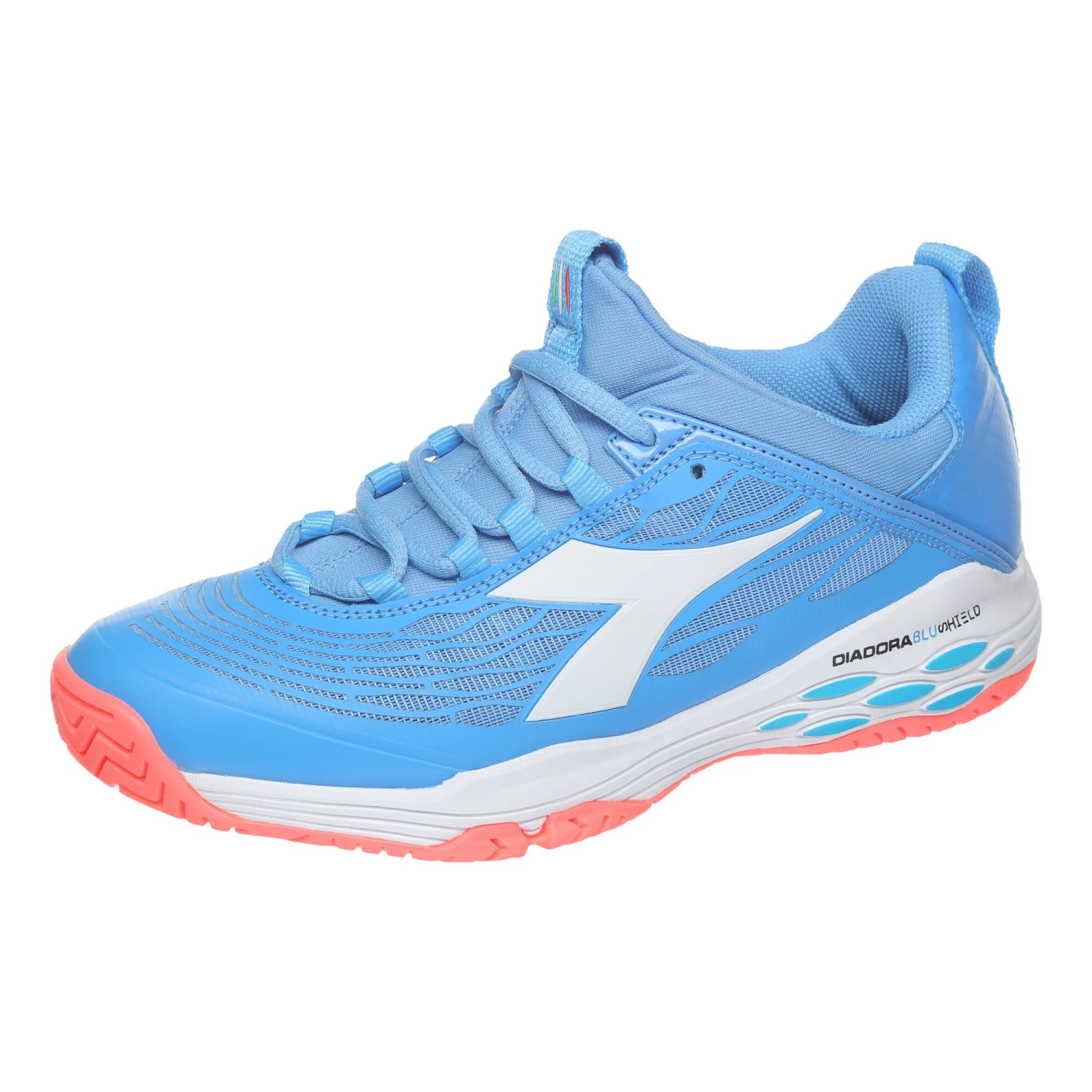 Diadora Speed Blushield Fly AG Allcourtschuh Damen - Hellblau, Weiß 5 Diadora Speed Blushield Fly AG Allcourtschuh Damen - Hellblau, Weiß – Bild 3