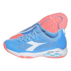 Diadora Speed Blushield Fly AG Allcourtschuh Damen - Hellblau, Weiß 17 Diadora Speed Blushield Fly AG Allcourtschuh Damen - Hellblau, Weiß -Bestes Tennis Geschäft 00103000 0 7