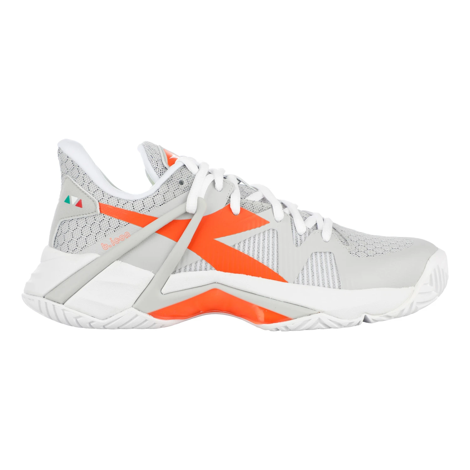 Diadora B.Icon Allcourtschuh Damen - Grau, Orange 6 Diadora B.Icon Allcourtschuh Damen - Grau, Orange – Bild 4