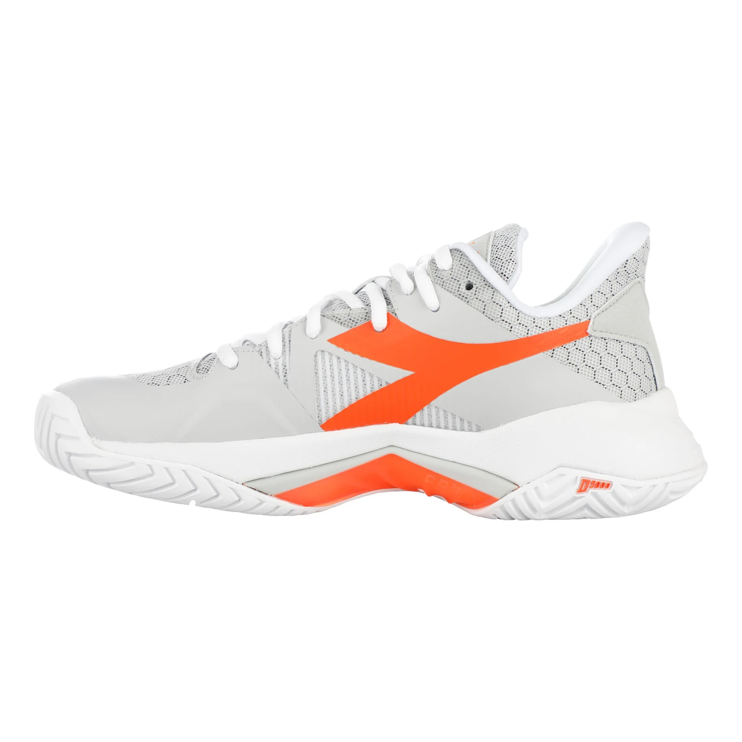 Diadora B.Icon Allcourtschuh Damen - Grau, Orange 3 Diadora B.Icon Allcourtschuh Damen - Grau, Orange