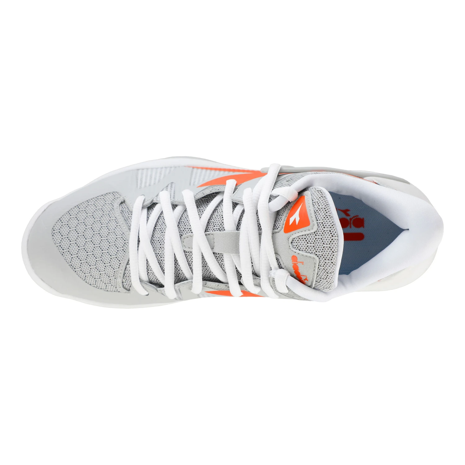 Diadora B.Icon Allcourtschuh Damen - Grau, Orange 5 Diadora B.Icon Allcourtschuh Damen - Grau, Orange – Bild 3