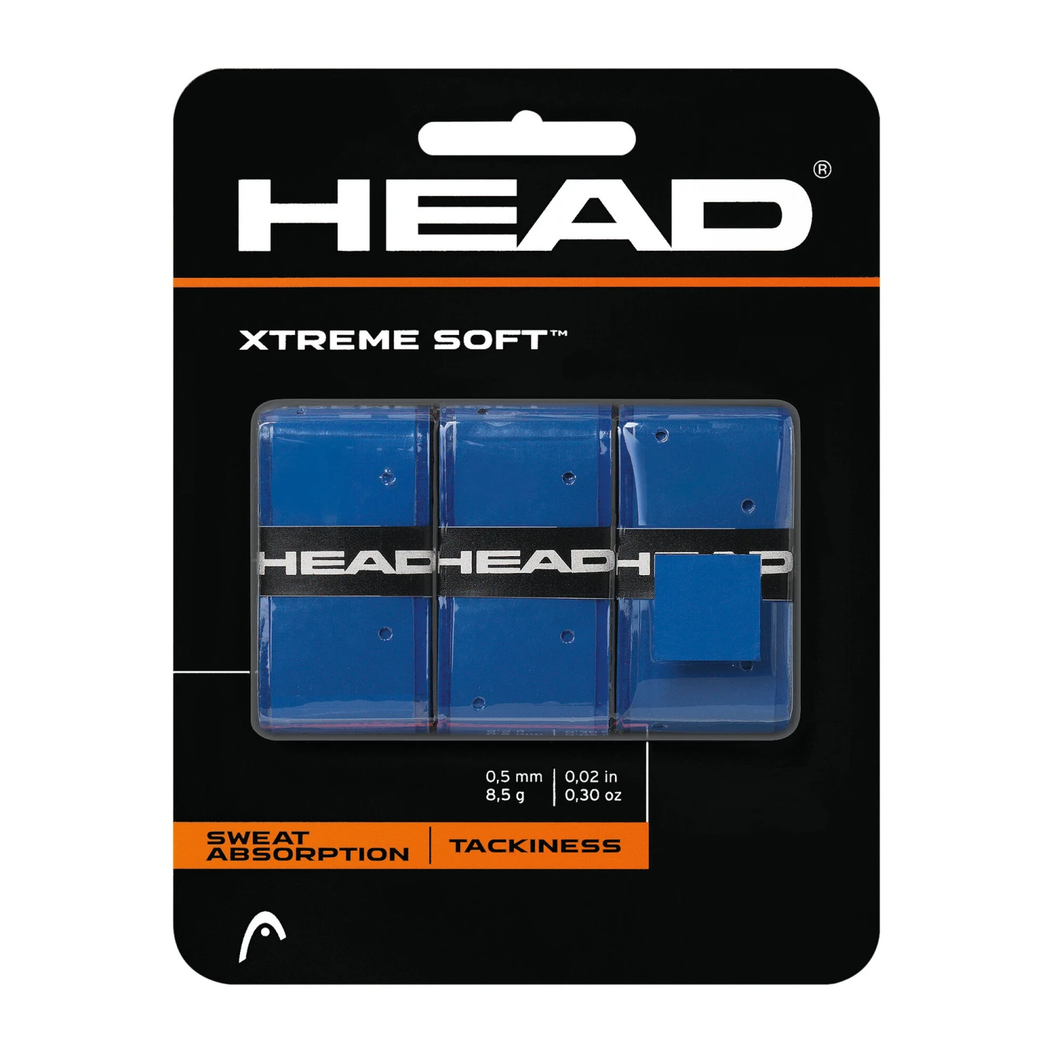 Head Xtreme Soft 3er Pack - Blau 3 Head Xtreme Soft 3er Pack - Blau