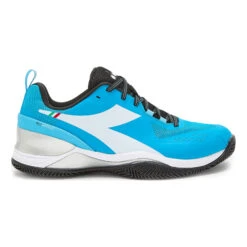 Diadora Blushield Torneo Sandplatzschuh Herren - Hellblau, Weiß -Bestes Tennis Geschäft 00263000 0 1