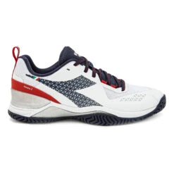 Diadora Blushield Torneo 2 Allcourtschuh Herren - Weiß, Dunkelblau 9 Diadora Blushield Torneo 2 Allcourtschuh Herren - Weiß, Dunkelblau -Bestes Tennis Geschäft 00295000 0 1