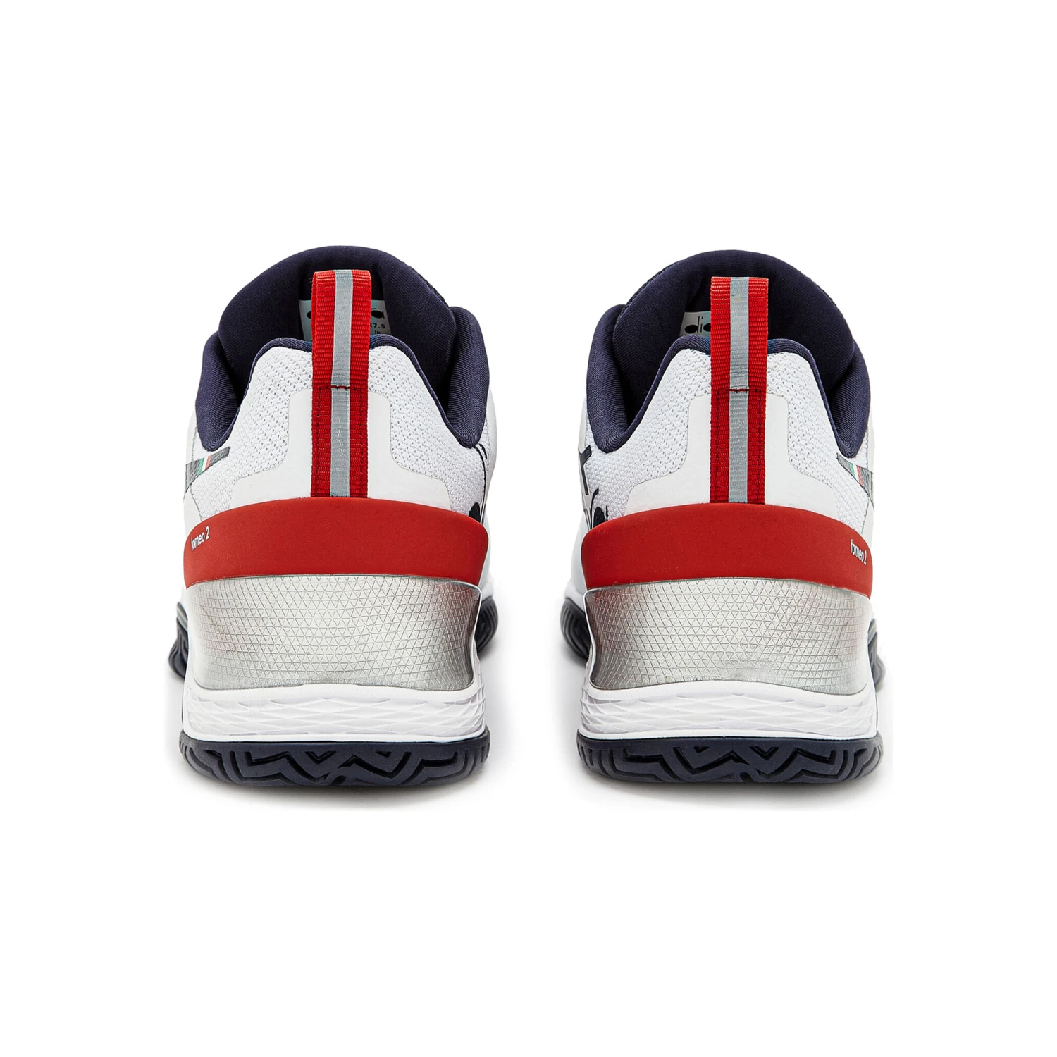 Diadora Blushield Torneo 2 Allcourtschuh Herren - Weiß, Dunkelblau 3 Diadora Blushield Torneo 2 Allcourtschuh Herren - Weiß, Dunkelblau