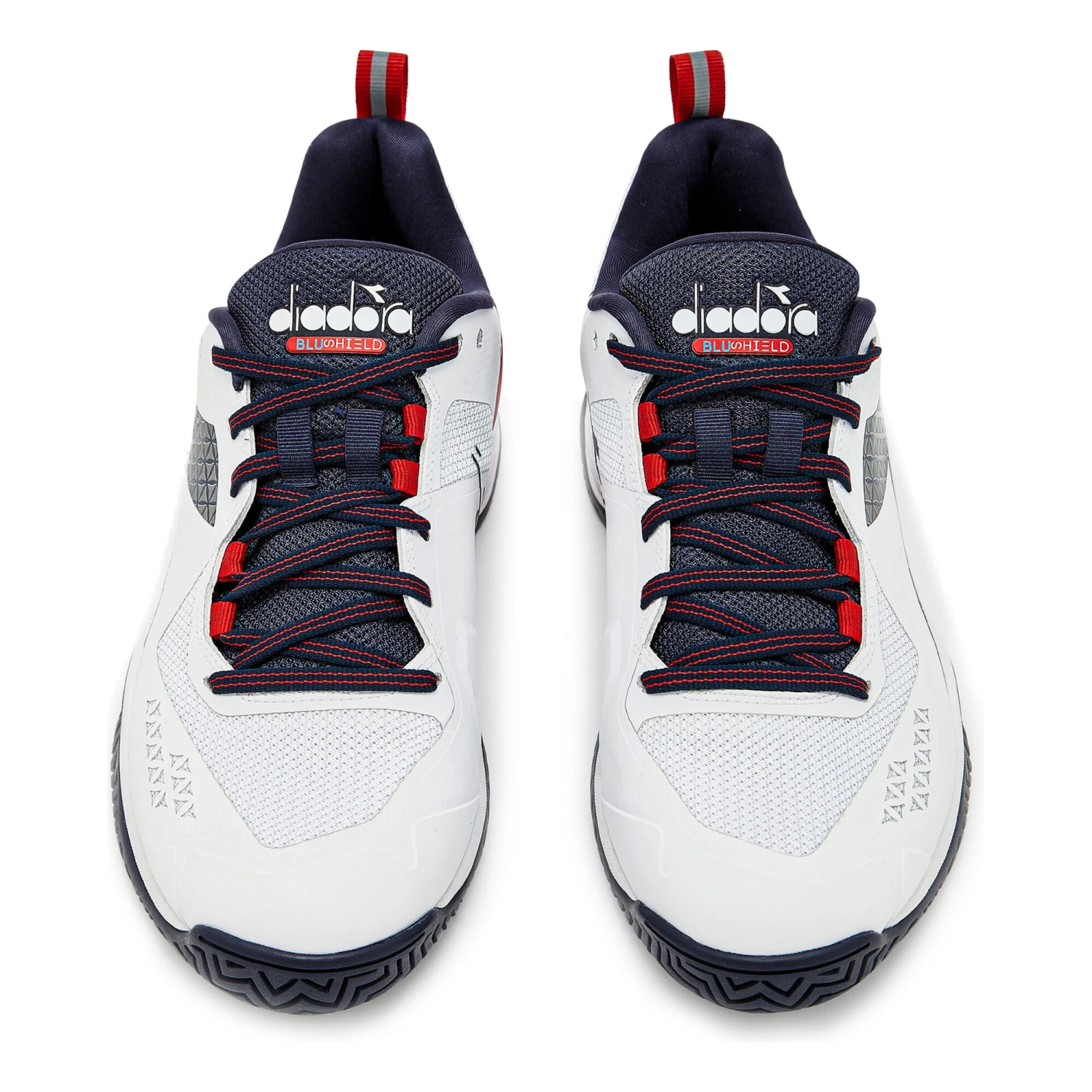 Diadora Blushield Torneo 2 Allcourtschuh Herren - Weiß, Dunkelblau 7 Diadora Blushield Torneo 2 Allcourtschuh Herren - Weiß, Dunkelblau – Bild 5