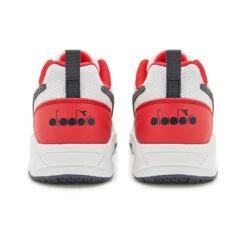 Diadora S. Challenge 5 SL AC Allcourtschuh Kinder - Weiß, Rot -Bestes Tennis Geschäft 00309000 0 2