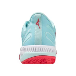 Mizuno Wave Exceed Tour 5 Sandplatzschuh Damen - Türkis, Koralle -Bestes Tennis Geschäft 00764000 0 2