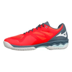 Mizuno Wave Exceed Light Sandplatzschuh Damen - Orange, Blaugrau -Bestes Tennis Geschäft 00766000 0 3