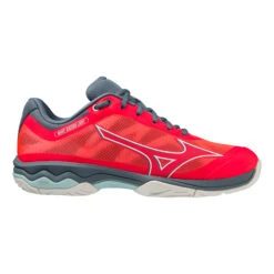 Mizuno Wave Exceed Light Allcourtschuh Damen - Koralle, Blau