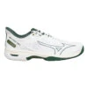 Mizuno Wave Exceed Tour 5 Sandplatzschuh Herren - Weiß, Dunkelgrün -Bestes Tennis Geschäft 00773000 0 1