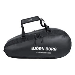 BJØRN BORG Ace Schlägertasche - Schwarz, Weiß -Bestes Tennis Geschäft 0124300000 0 1