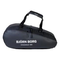 BJØRN BORG Ace Schlägertasche - Schwarz, Weiß
