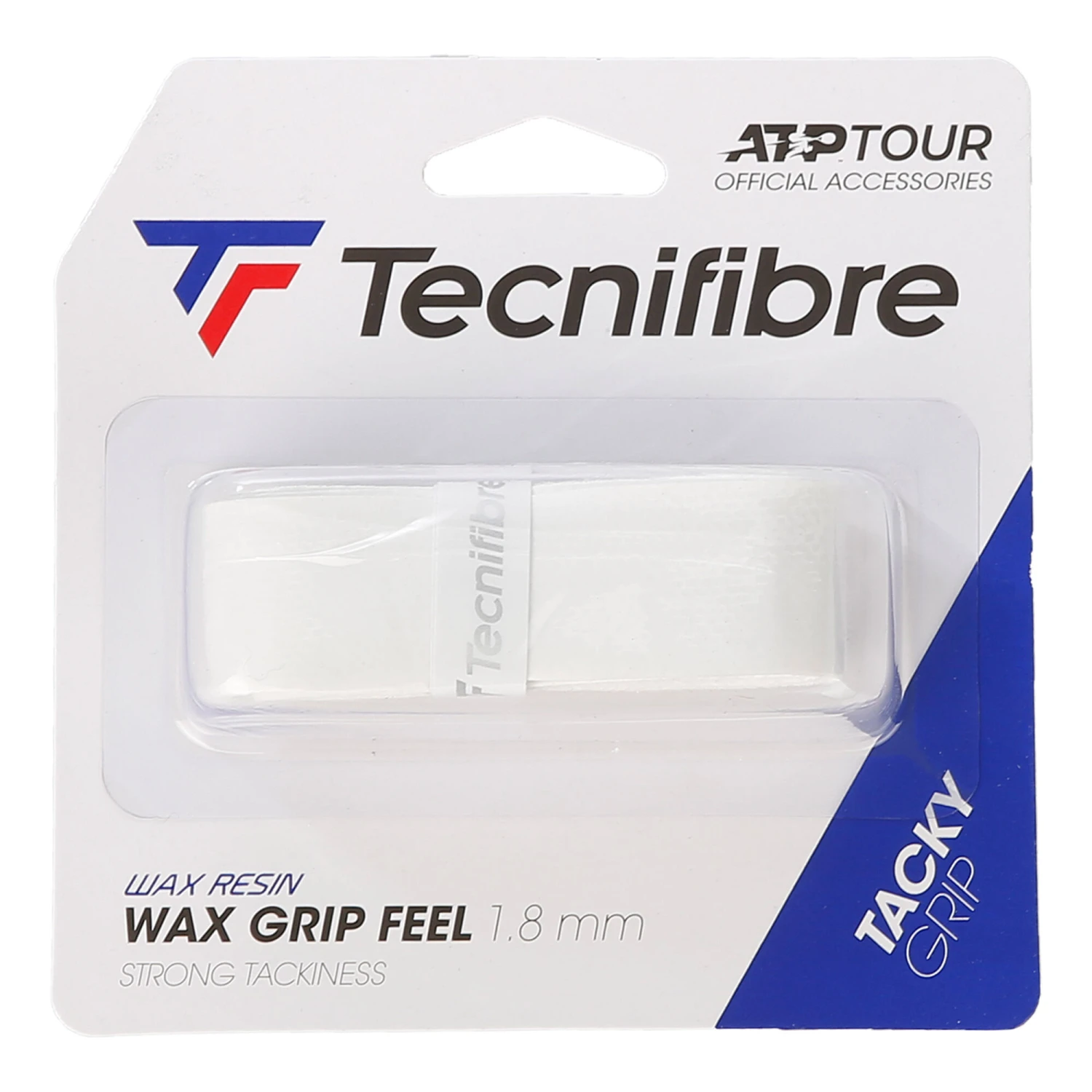 TECNIFIBRE Wax Feel Grip 1er Pack - Weiß 3 TECNIFIBRE Wax Feel Grip 1er Pack - Weiß