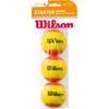 Wilson Starter Balls (Stage 2) 3er Beutel -Bestes Tennis Geschäft 0151400000 000