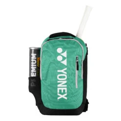 YONEX Backpack Club Line Rucksack - Grün, Schwarz -Bestes Tennis Geschäft 0155000000 10
