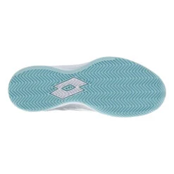 Lotto Mirage 200 Sandplatzschuh Damen - Weiß, Silber -Bestes Tennis Geschäft 01562000 0 5