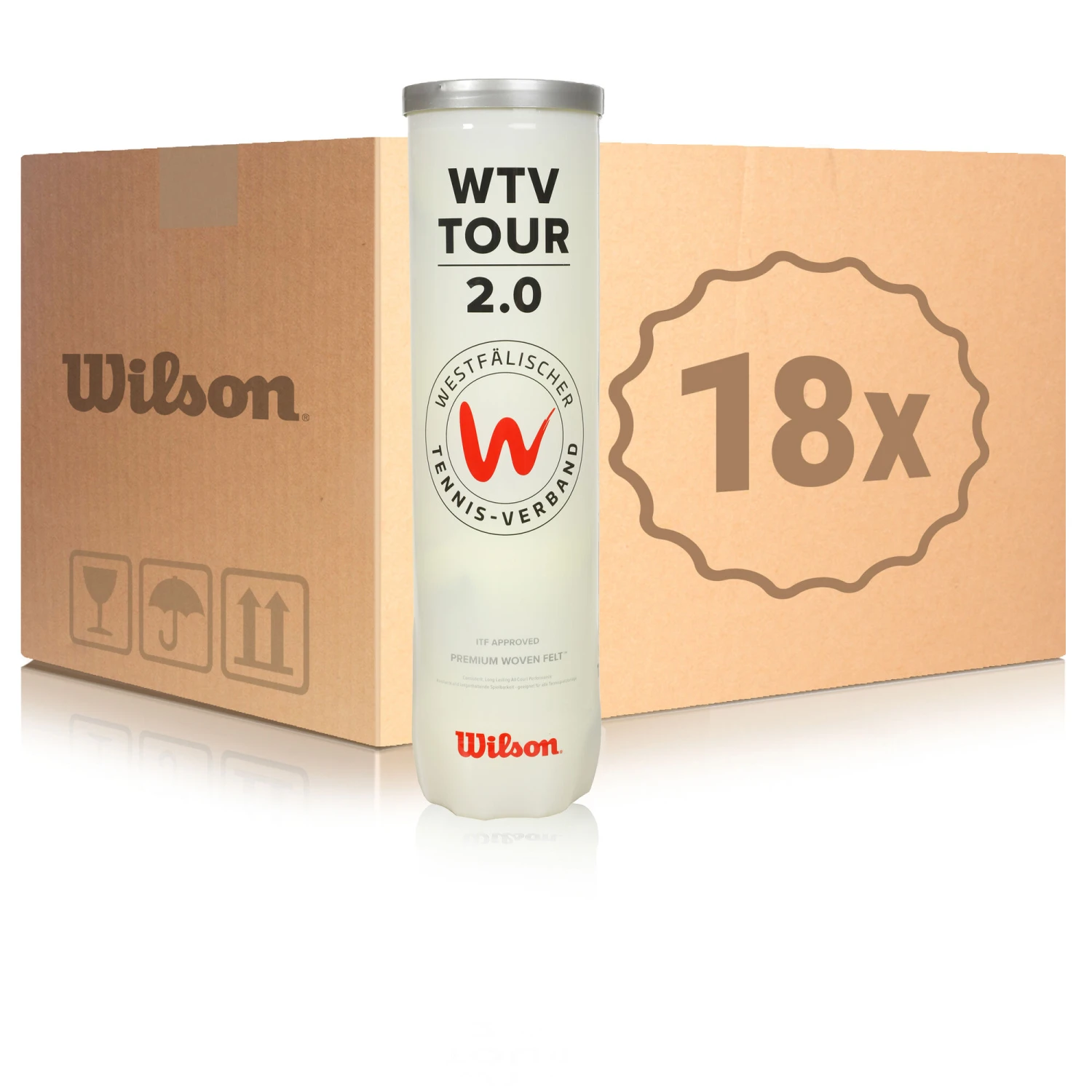 Wilson WTV TOUR 2.0 18x 4er Dose 3 Wilson WTV TOUR 2.0 18x 4er Dose