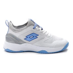 Lotto Mirage 200 Sandplatzschuh Damen - Weiß, Flieder -Bestes Tennis Geschäft 01648000 0 1