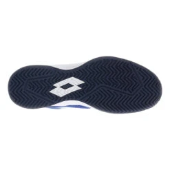 Lotto Mirage 500 II ALR Allcourtschuh Herren - Blau, Weiß -Bestes Tennis Geschäft 01673000 0 5