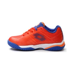 Lotto Mirage 300 II ALR Allcourtschuh Kinder - Orange, Blau -Bestes Tennis Geschäft 01687000 0 3