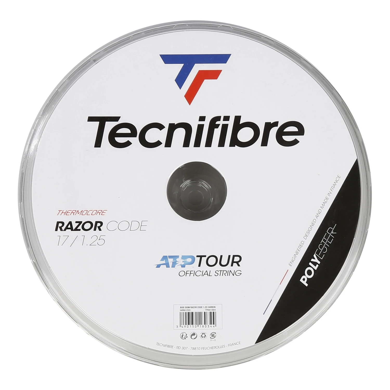TECNIFIBRE Razor Code 200m Saitenrolle - Blau 3 TECNIFIBRE Razor Code 200m Saitenrolle - Blau