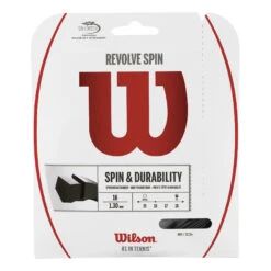 Wilson Revolve Spin Saitenset 12,2m - Schwarz