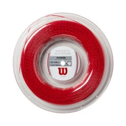 Wilson Synthetic Gut Power Saitenrolle 200m - Rot