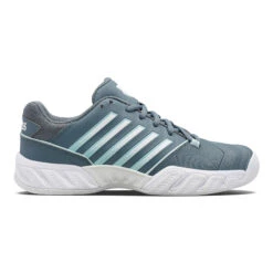 K-Swiss Big-Shot Light 4 Teppichschuh Damen - Grau, Weiß -Bestes Tennis Geschäft 02080000 0 1