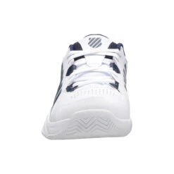 K-Swiss Receiver V Allcourtschuh Herren - Weiß, Blau -Bestes Tennis Geschäft 02141000 0 7