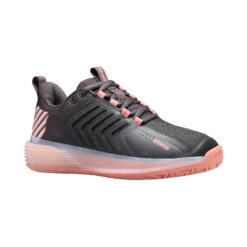 K-Swiss Hypercourt Ultrashot 3 Allcourtschuh Damen - Schwarz, Orange -Bestes Tennis Geschäft 02144000 000