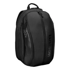Wilson Federer DNA Rucksack - Schwarz, Schwarz Glänzend -Bestes Tennis Geschäft 0217400000 0 1