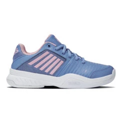 K-Swiss Court Express Teppichschuh Kinder - Blau, Rosa -Bestes Tennis Geschäft 02178000 0 1
