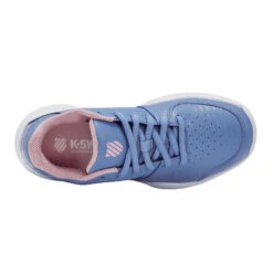 K-Swiss Court Express Teppichschuh Kinder - Blau, Rosa -Bestes Tennis Geschäft 02178000 0 4