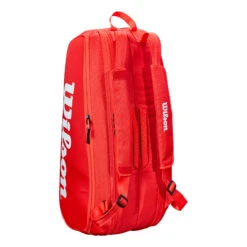 Wilson Super Tour Schlägertasche 6er - Rot, Weiß -Bestes Tennis Geschäft 0220700000 0 2