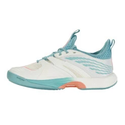 K-Swiss Speedtrac Allcourtschuh Damen - Weiß, Mint 11 K-Swiss Speedtrac Allcourtschuh Damen - Weiß, Mint -Bestes Tennis Geschäft 02225000 0 3