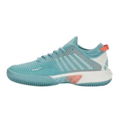 K-Swiss Hypercourt Supreme Sandplatzschuh Damen - Mint, Weiß -Bestes Tennis Geschäft 02226000 0 3