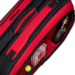 Wilson Clash Super Tour Schlägertasche 9er - Rot -Bestes Tennis Geschäft 0227600000 14