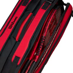 Wilson Clash Super Tour Schlägertasche 9er - Rot -Bestes Tennis Geschäft 0227600000 15