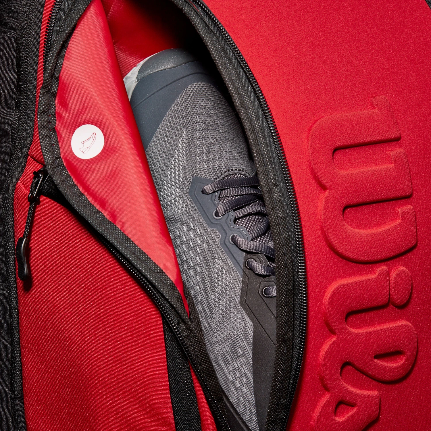 Wilson Clash Super Tour Rucksack - Rot 12 Wilson Clash Super Tour Rucksack - Rot – Bild 10