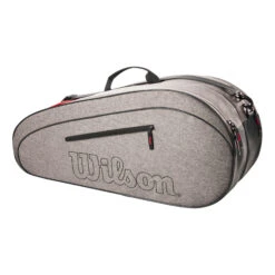 Wilson Team Schlägertasche 6er - Grau -Bestes Tennis Geschäft 0235700000 0 1