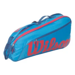 Wilson Junior Schlägertasche 3er - Blau, Orange -Bestes Tennis Geschäft 0236700000 000