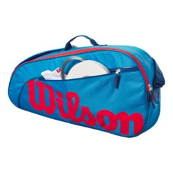 Wilson Junior Schlägertasche 3er - Blau, Orange -Bestes Tennis Geschäft 0236700000 0 2