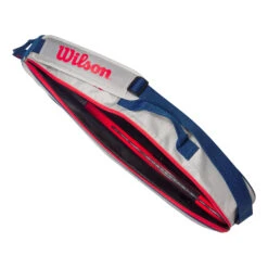 Wilson Junior Schlägertasche 3er - Grau, Rot -Bestes Tennis Geschäft 0236800000 11