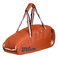Wilson Roland Garros Team Schlägertasche 6er - Orange -Bestes Tennis Geschäft 0237300000 0 1