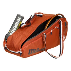 Wilson Roland Garros Team Schlägertasche 6er - Orange -Bestes Tennis Geschäft 0237300000 10