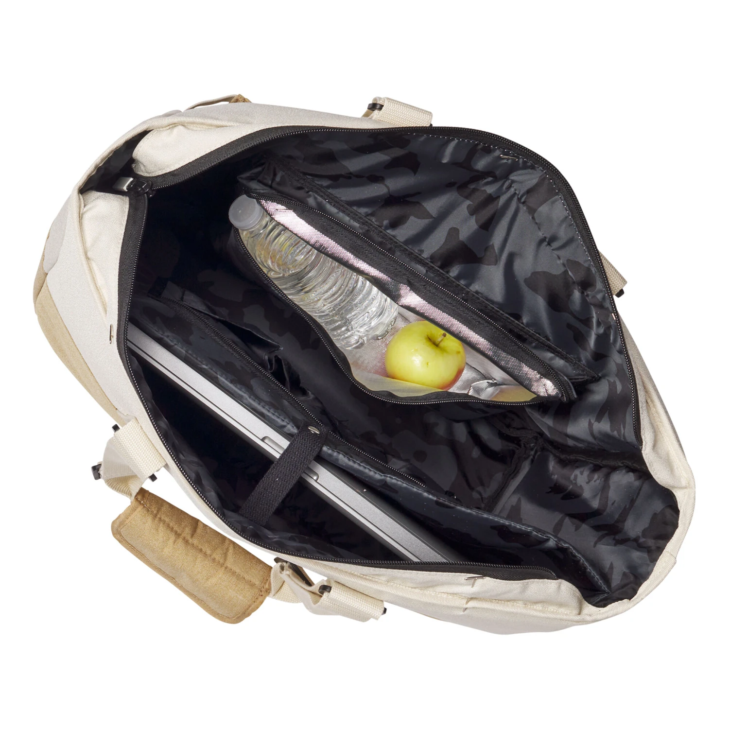 Wilson Women's Tote Sporttasche - Weiß, Khaki 7 Wilson Women's Tote Sporttasche - Weiß, Khaki – Bild 5